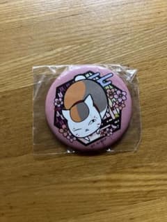 나츠메 친구장 컷 그림 시리즈 캔 배지 냥코 선생님