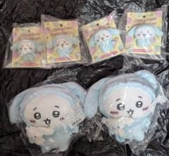 산리오 콜라보레이션 치이카와 시나모롤 시나몬 봉제인형 마스코트 브로치 6점