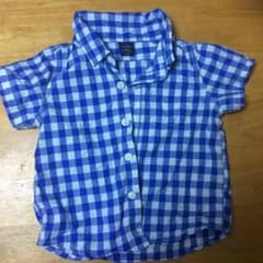 GAP チェック半袖シャツのサムネイル