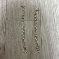 ゴールドカラー チェーンブレスレット 2本セットのサムネイル