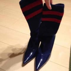 新品 ソックス付きパンプスのサムネイル