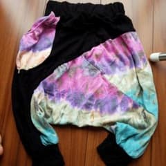 【しいちゃん様専用♡】SHOWY タイダイ　サルエル　size 3のサムネイル