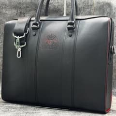 極美品 希少✨クリスチャンルブタン 2way ブリーフケース 斜め掛け