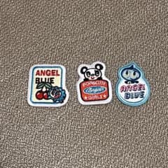 ANGEL BLUE 刺繍ワッペンシール 3種セットのサムネイル