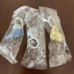 小鳥 フィギュア キーホルダー 3種セット ガチャのサムネイル