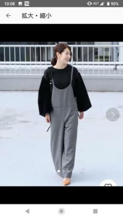 RinRinさん専用★ビューティアンドユース バックリボンサロペット S 美品のサムネイル