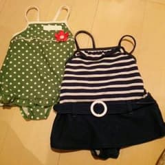 Paristar様専用 女の子 水着 80size 2枚セットのサムネイル