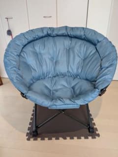 ナフコ ピーファウルチェア 青 - メルカリ