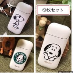 アイコスなどに◡̈⃝︎スヌーピーステッカー9枚セットのサムネイル