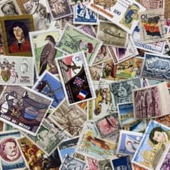 海外 外国切手 世界の切手 多国籍の国々のコレクション80種 ZY02