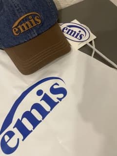 【韓国限定 正規品 新品未使用】emis イミス エミス キャップ デニムのサムネイル