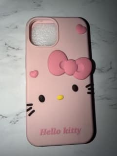 Hello Kitty iPhone ケース ピンク 立体リボンiPhone15のサムネイル