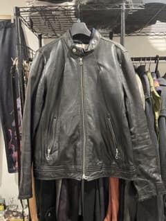 HARE シングルライダース レザージャケット ブラックのサムネイル