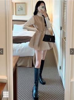 三上悠亜 ペプラムファー切替ジレ[ai83のサムネイル