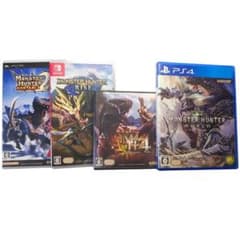 [중고] 몬한 명작 4개 SET (Switch/PS4/3DS/PSP)
