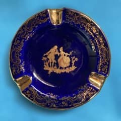 Limoges France リモージュ 灰皿 小皿 小物入れ ロココ調 金彩 - メルカリ