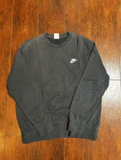 メンズ NIKE クルーネック スウェット ブラックのサムネイル