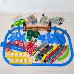 プラレール まとめ売り ぐらぐらつり橋セット 大量 レール 情景 トーマスのサムネイル