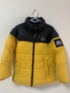 CAMP 7 キャンプ 7  ダウン　キッズ110サイズ  黒ブラックのサムネイル
