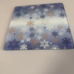 雪の結晶デザイン コースター 約20cmのサムネイル