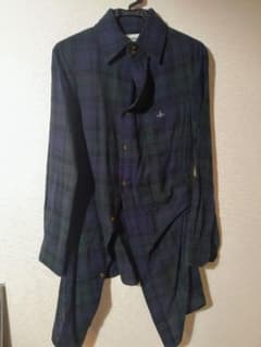 Vivienne Westwood MAN チェック柄ロングシャツのサムネイル
