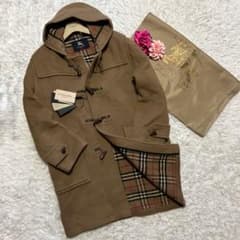 【英国製】Burberrys バーバリー ノバチェック ダッフルコート フード 英国製】Burberrys バーバリー ノバチェック ダッフルコート フード