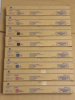 コニカミノルタトナー TN324 純正未使用 4色＋廃トナーBOX 2セット