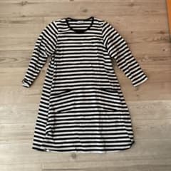 marimekko ボーダー 長袖 ワンピースのサムネイル
