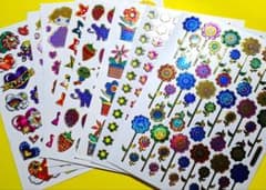 10/10まで値下げ中　ホログラムシール ステッカー まとめ売りのサムネイル