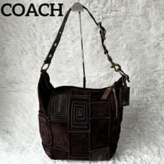 Rare COACH Patchwork DuffleBag DarkBrown - メルカリ
