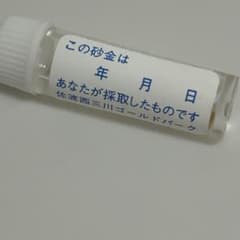 金の粒 佐渡西三川ゴールドパーク採取 砂金 - メルカリ