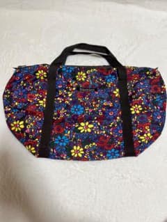 美品 ボヘミアンズ Bohemians ボストンバッグ ナイロン 総柄 カラフル 