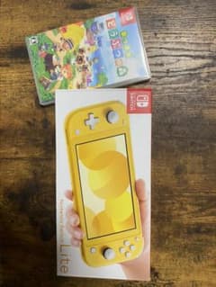 Switch本体とどう森ソフトのサムネイル