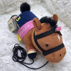サラブレッドコレクション ぬいぐるみスマホショルダー2 リバティアイランド