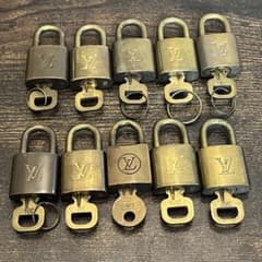 鍵付き！即日発送！】ルイヴィトン カデナ 南京錠 パドロック 10点