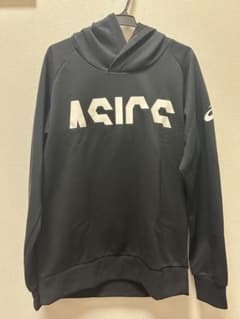 asics アシックス パーカー ブラックのサムネイル