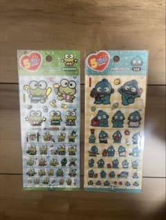 サンリオ 5サイズステッカー 韓国シール ハンギョドンけろけろけろっぴ2枚セットのサムネイル