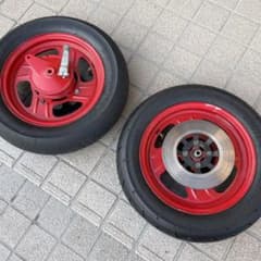 今日だけ　美品ＹＳＲ５０ ＹＳＲ８０ 前後ホイールタイヤ付き Yahoo!オークション -「ysr50 ysr80」(ホイール) (パーツ)の落札
