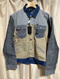 新品 110周年Wrangler 124MJ クレイジー パッチワークジャケット 新品 110周年Wrangler 124MJ クレイジー パッチワークジャケット