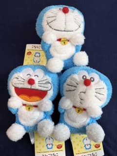 新品タグ付 ドラえもん ひょこぴょこぬいぐるみ 3点セット