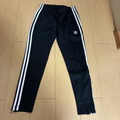 adidas トレフォイルロゴ トラックパンツ ブラックのサムネイル