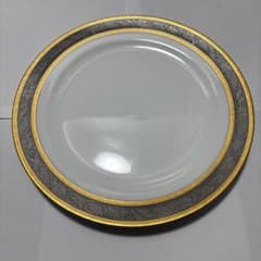 大倉陶園 白金金蝕唐草葡萄 ミートプレート 26cm - メルカリ