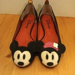 Diana Disney Mickey Minnie Flat Shoes 21.5