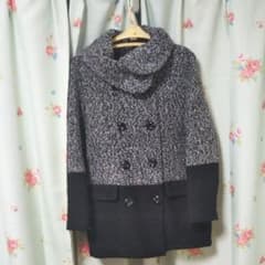 値下げ☆　中古品　【グレイル　ツートンカラーコート】のサムネイル