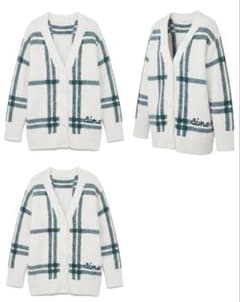 SNIDEL HOME チェック柄カーディガン＆ショートパンツセットのサムネイル