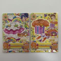 アイカツカード ピンキーファンキースカート コットンカラーブラウス 2枚セットのサムネイル