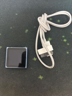 iPod nano (第6世代) 8GB ブルー、充電ケーブル - メルカリ