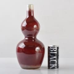 中国　辰砂鈞窯　窯変釉　葫蘆瓶　瓢箪瓶　C　5164 m20733455824_1.jpg?1671774159