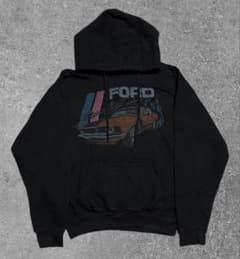 FORD フォード マスタング ブラック パーカー 裏起毛 XS