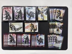 ゴジラカードゲーム 怪獣墨絵大進撃 カード全6種各4枚＆スリーブ全6種